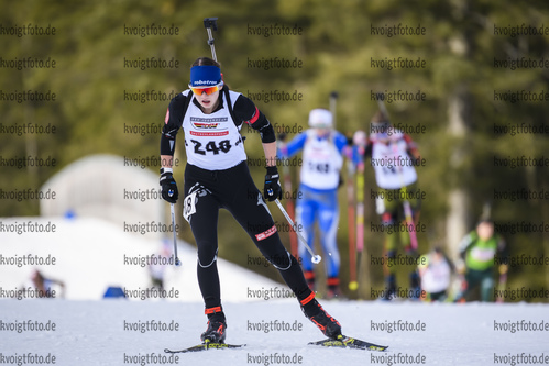 29.01.2020, xkvx, Biathlon DSV Deutschlandpokal Ruhpolding, Massenstart - weiblich, v.l. Tamina Poike (Germany)  / 