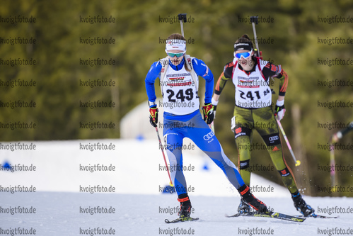 29.01.2020, xkvx, Biathlon DSV Deutschlandpokal Ruhpolding, Massenstart - weiblich, v.l. Alexandra Bernhart (Germany)  / 