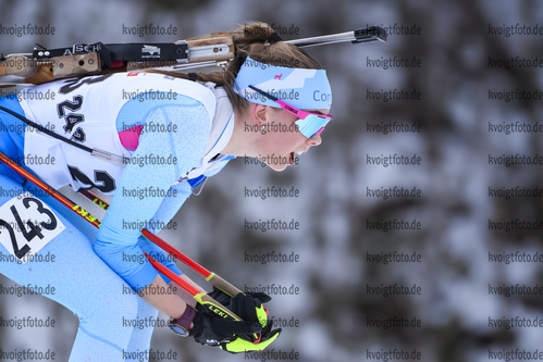 29.01.2020, xkvx, Biathlon DSV Deutschlandpokal Ruhpolding, Massenstart - weiblich, v.l. Sandra Zuerker (Germany)  / 