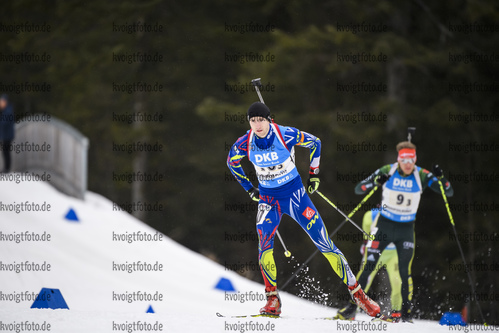 01.03.2020, xkvx, Biathlon DSV Deutschlandpokal Ruhpolding, Staffel - maennlich, v.l. Patryk Bryn (Germany)  / 