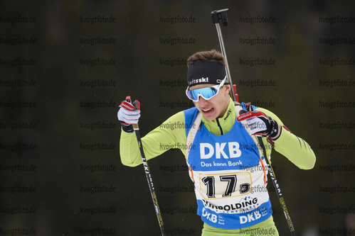 01.03.2020, xkvx, Biathlon DSV Deutschlandpokal Ruhpolding, Staffel - maennlich, v.l. Silas Merten (Germany)  / 