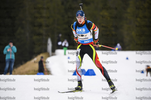01.03.2020, xkvx, Biathlon DSV Deutschlandpokal Ruhpolding, Staffel - maennlich, v.l. Fabian Kaskel (Germany)  / 