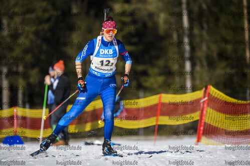 01.03.2020, xkvx, Biathlon DSV Deutschlandpokal Ruhpolding, Staffel - weiblich, v.l. Marit Reichenberger (Germany)  / 