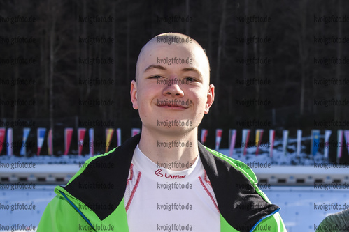 01.03.2020, xkvx, Biathlon DSV Deutschlandpokal Ruhpolding, Staffel - maennlich, v.l. Moritz Seeber (Germany)  / 
