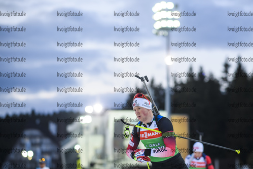 04.03.2020, xkvx, Biathlon IBU Weltcup Nove Mesto na Morave, Training Damen, v.l. Johannes Dale (Norway) in aktion / in action competes