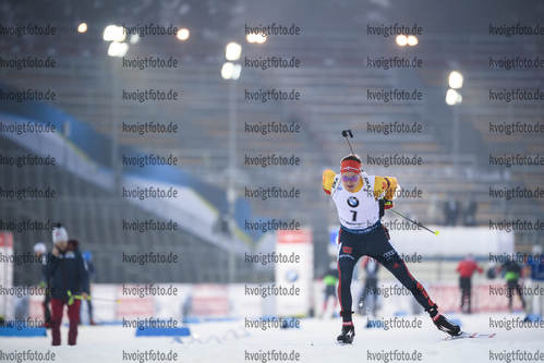 06.03.2020, xkvx, Biathlon IBU Weltcup Nove Mesto na Morave, Sprint Herren, v.l. Benedikt Doll (Germany) in aktion / in action competes