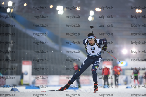 06.03.2020, xkvx, Biathlon IBU Weltcup Nove Mesto na Morave, Sprint Herren, v.l. Dominik Windisch (Italy) in aktion / in action competes