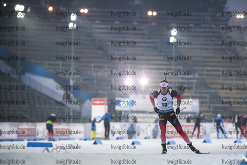 06.03.2020, xkvx, Biathlon IBU Weltcup Nove Mesto na Morave, Sprint Herren, v.l. Tarjei Boe (Norway) in aktion / in action competes