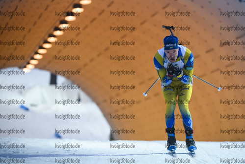 06.03.2020, xkvx, Biathlon IBU Weltcup Nove Mesto na Morave, Sprint Herren, v.l. Sebastian Samuelsson (Sweden) in aktion / in action competes
