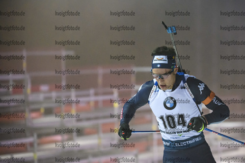 06.03.2020, xkvx, Biathlon IBU Weltcup Nove Mesto na Morave, Sprint Herren, v.l. Tommaso Giacomel (Italy) in aktion / in action competes