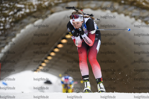 07.03.2020, xkvx, Biathlon IBU Weltcup Nove Mesto na Morave, Staffel Damen, v.l. Ida Lien (Norway) in aktion / in action competes