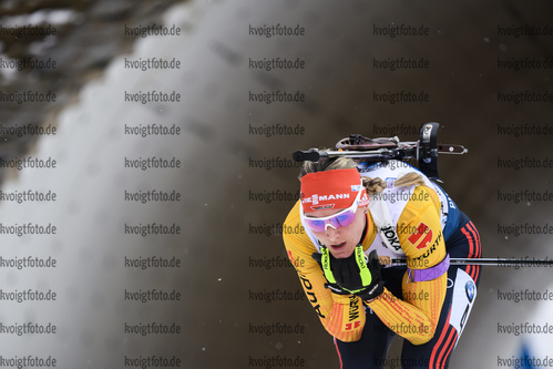 07.03.2020, xkvx, Biathlon IBU Weltcup Nove Mesto na Morave, Staffel Damen, v.l. Denise Herrmann (Germany) in aktion / in action competes
