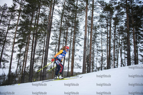 13.03.2020, xkvx, Biathlon IBU Weltcup Kontiolathi, Sprint Damen, v.l. Janina Hettich (Germany) in aktion / in action competes