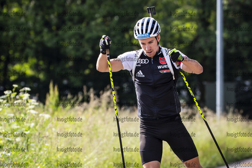 03.07.2020, xkvx, Biathlon Training Oberhof, v.l. David Zobel  / 