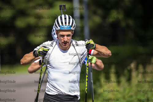 03.07.2020, xkvx, Biathlon Training Oberhof, v.l. David Zobel  / 