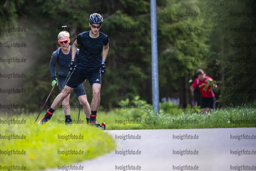 03.07.2020, xkvx, Biathlon Training Oberhof, v.l. Dorian Endler  / 