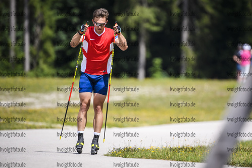 10.07.2020, xkvx, Biathlon Training Ruhpolding, v.l. Max Barchewitz  