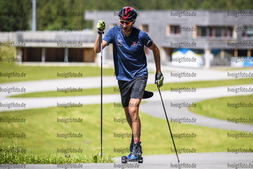 10.07.2020, xkvx, Biathlon Training Ruhpolding, v.l. Philipp Lipowitz  