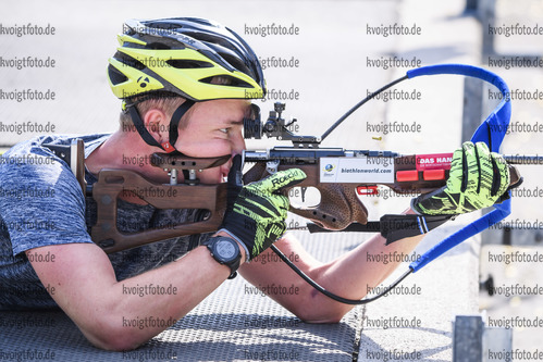 14.07.2020, xkvx, Biathlon Training Ruhpolding, v.l. Frederik Madersbacher  