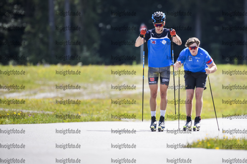 14.07.2020, xkvx, Biathlon Training Ruhpolding, v.l. Johan Werner  