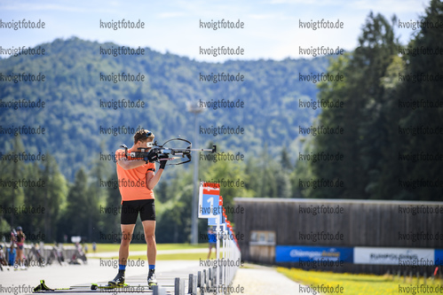 14.07.2020, xkvx, Biathlon Training Ruhpolding, v.l. Dominic Schmuck  
