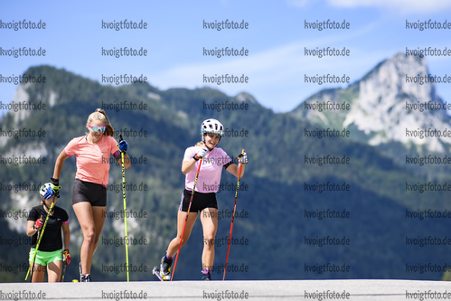 14.07.2020, xkvx, Biathlon Training Ruhpolding, v.l. Lena Hartl, Marlene Fichtner  