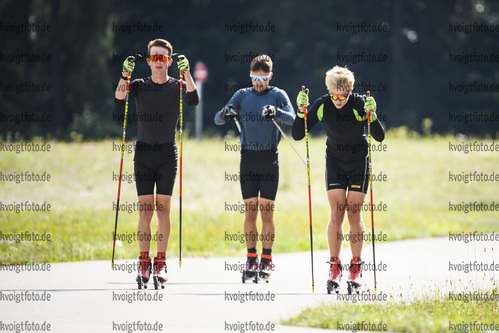 05.08.2020, xkvx, Biathlon Training Ruhpolding, v.l. Lucas Lechner  