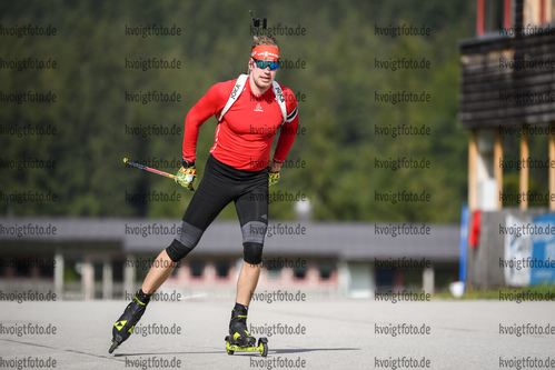 05.08.2020, xkvx, Biathlon Training Ruhpolding, v.l. Johannes Kuehn  