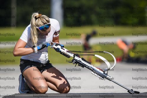 07.08.2020, xkvx, Biathlon Training Ruhpolding, v.l. Regina Oja (Estonia)  