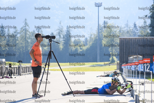 10.08.2020, xkvx, Biathlon Training Ruhpolding, v.l. Max Barchewitz, Oscar Barchewitz  