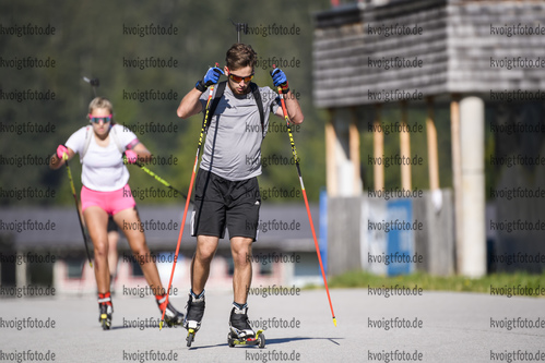 10.08.2020, xkvx, Biathlon Training Ruhpolding, v.l. Roman Herb  