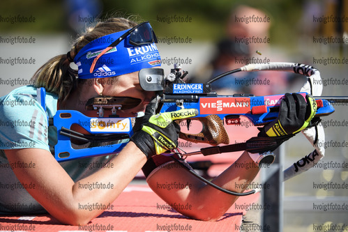 03.09.2020, xkvx, Biathlon Deutsche Meisterschaften Altenberg, Training Damen, v.l. Franziska Preuss (Germany)  / 