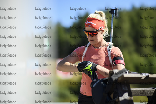 03.09.2020, xkvx, Biathlon Deutsche Meisterschaften Altenberg, Training Damen, v.l. Maren Hammerschmidt (Germany)  / 