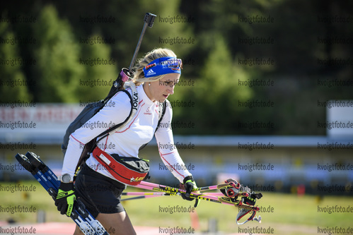 03.09.2020, xkvx, Biathlon Deutsche Meisterschaften Altenberg, Training Damen, v.l. Anna Weidel (Germany)  / 