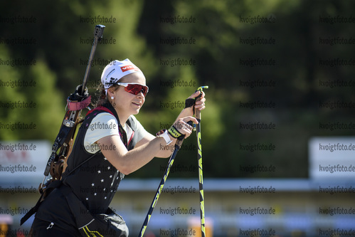 03.09.2020, xkvx, Biathlon Deutsche Meisterschaften Altenberg, Training Damen, v.l. Marina Sauter (Germany)  / 