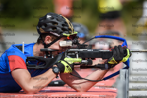 03.09.2020, xkvx, Biathlon Deutsche Meisterschaften Altenberg, Training Herren, v.l. Janik Loew (Germany)  / 