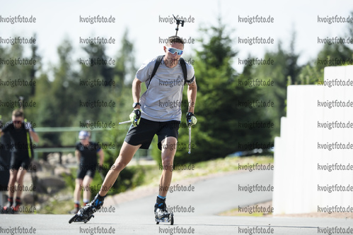 03.09.2020, xkvx, Biathlon Deutsche Meisterschaften Altenberg, Training Herren, v.l. Philipp Lipowitz  / 