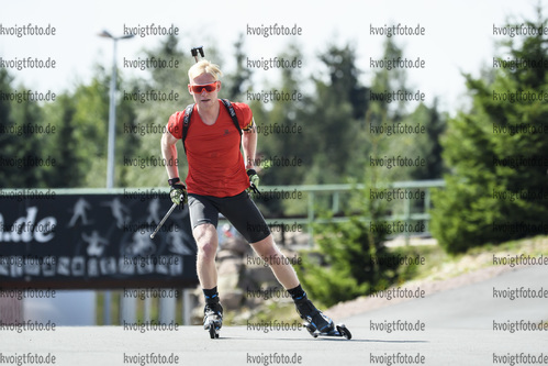 03.09.2020, xkvx, Biathlon Deutsche Meisterschaften Altenberg, Training Herren, v.l. Lars Erik Weick  / 