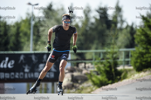 03.09.2020, xkvx, Biathlon Deutsche Meisterschaften Altenberg, Training Herren, v.l. Dominic Schmuck (Germany)  / 