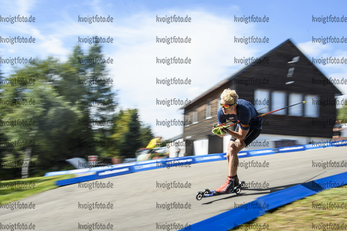 03.09.2020, xkvx, Biathlon Deutsche Meisterschaften Altenberg, Training Herren, v.l. Raphael Lankes (Germany)  / 