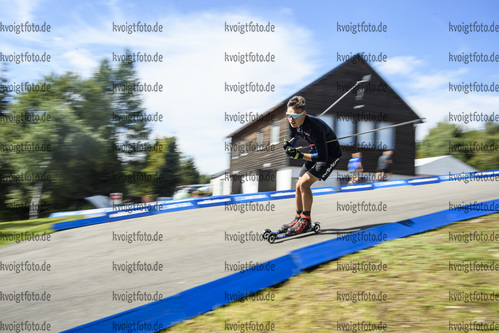 03.09.2020, xkvx, Biathlon Deutsche Meisterschaften Altenberg, Training Herren, v.l. Florian Arsan (Germany)  / 