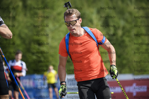 03.09.2020, xkvx, Biathlon Deutsche Meisterschaften Altenberg, Training Herren, v.l. Simon Schempp (Germany)  / 