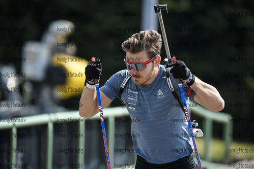 03.09.2020, xkvx, Biathlon Deutsche Meisterschaften Altenberg, Training Herren, v.l. Joscha Burkhalter (Switzerland)  / 