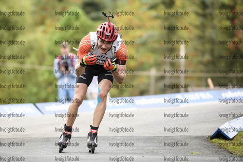 04.09.2020, xkvx, Biathlon Deutsche Meisterschaften Altenberg, Einzel Herren, v.l. Benedikt Doll (Germany)  / 