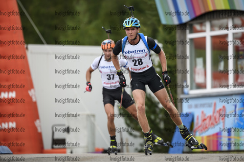 04.09.2020, xkvx, Biathlon Deutsche Meisterschaften Altenberg, Einzel Herren, v.l. Dominic Vogt (Germany)  / 