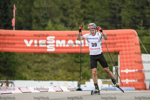 04.09.2020, xkvx, Biathlon Deutsche Meisterschaften Altenberg, Einzel Herren, v.l. Philipp Horn (Germany)  / 