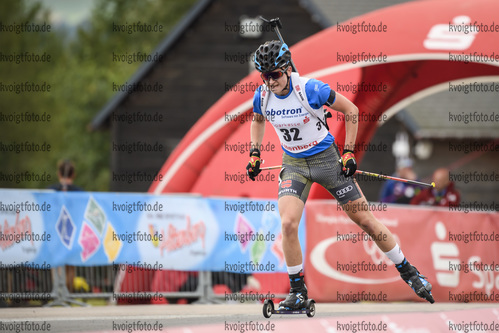 04.09.2020, xkvx, Biathlon Deutsche Meisterschaften Altenberg, Einzel Herren, v.l. Johan Werner (Germany)  / 