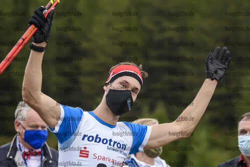 04.09.2020, xkvx, Biathlon Deutsche Meisterschaften Altenberg, Einzel Herren, v.l. Johannes Donhauser (Germany)  / 