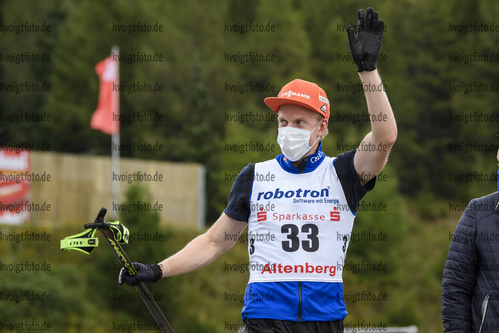 04.09.2020, xkvx, Biathlon Deutsche Meisterschaften Altenberg, Einzel Herren, v.l. Roman Rees (Germany)  / 