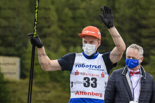 04.09.2020, xkvx, Biathlon Deutsche Meisterschaften Altenberg, Einzel Herren, v.l. Roman Rees (Germany)  / 